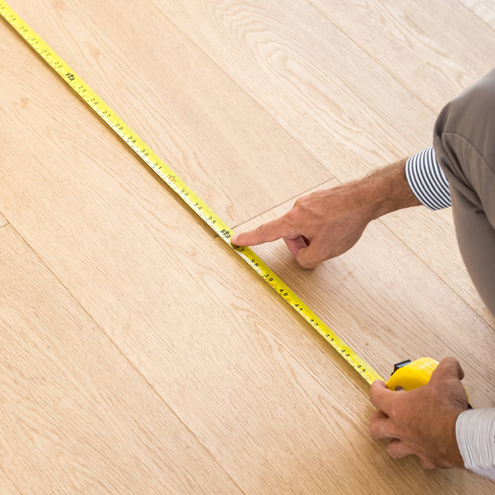 Measurement of flooring King, NC | Pilot Floor Covering