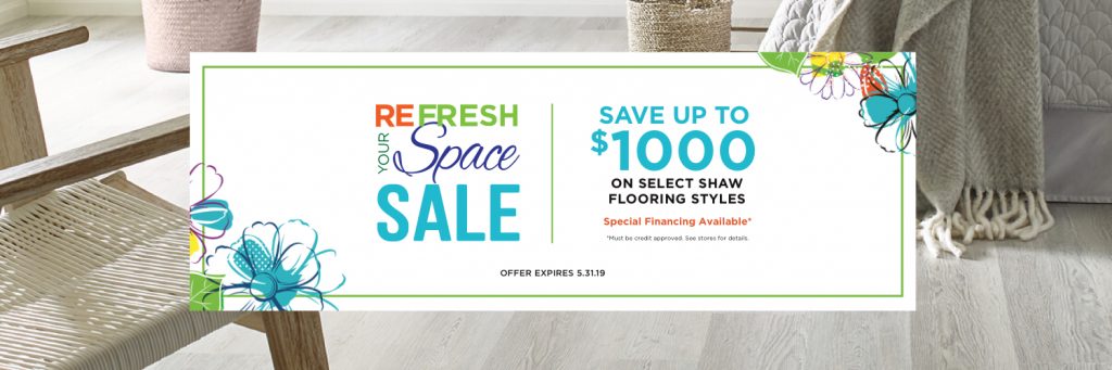 Refresh your space sale | Pilot Floor Covering