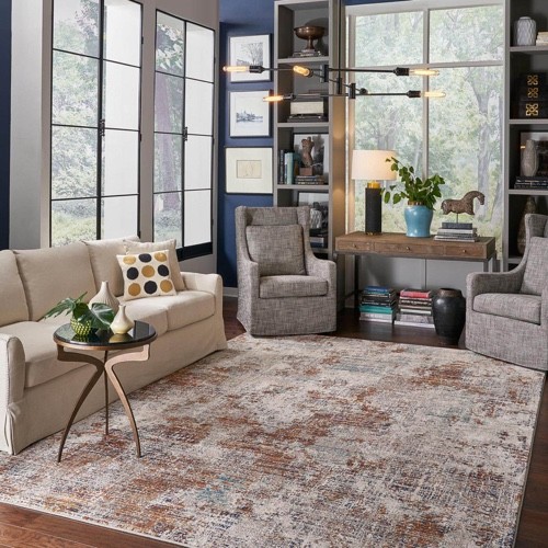 Area Rug in living room | Pilot Floor Covering