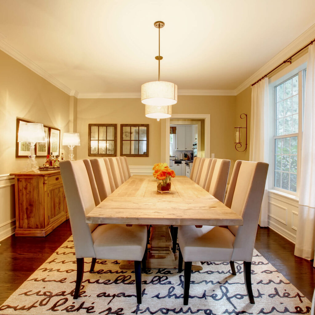 Dining room carpet flooring | Pilot Floor Covering, Inc.